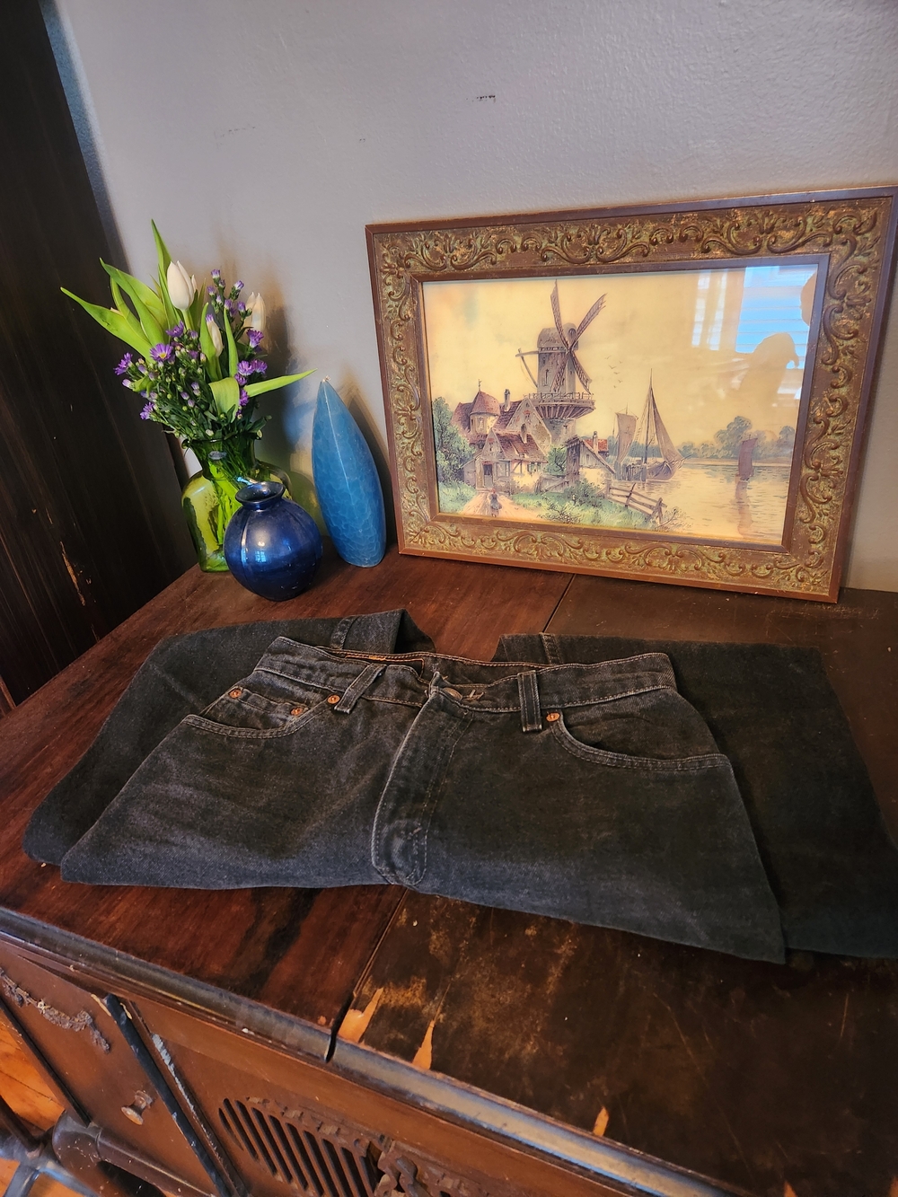 Vintage Black Levi Strauss Jeans